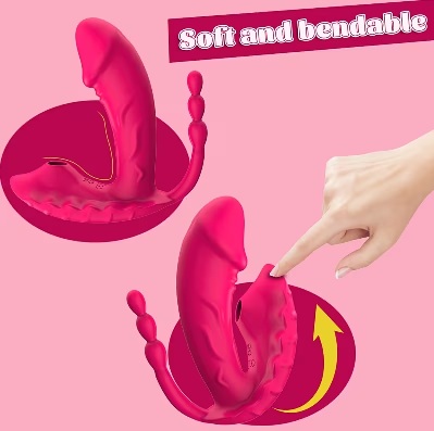 1pc Wearable G-spot Dildo Panty Vibrator