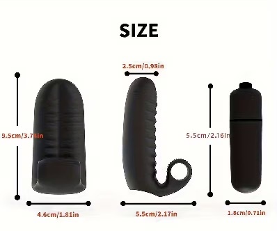 1 Finger Vibrator Sleeve