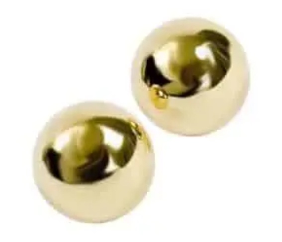 Ben-Wa Kegel | Steel Balls | Gold Duo-Tone